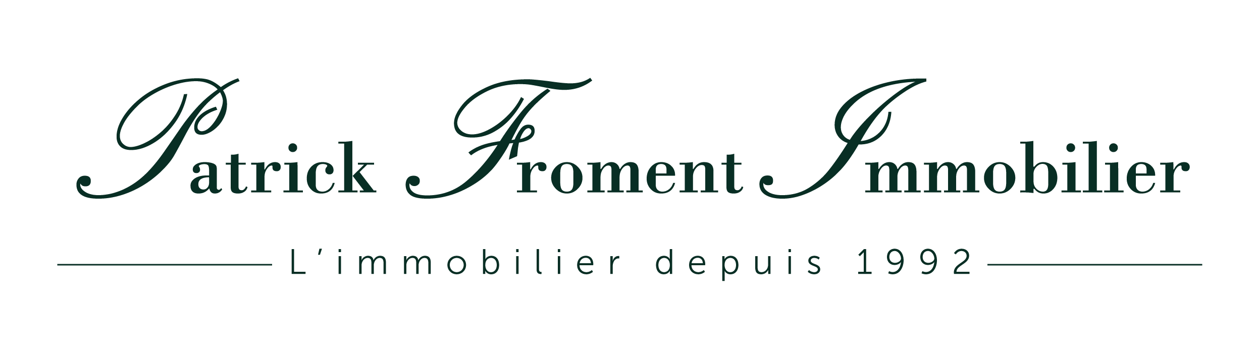 Logo Patrick Froment Immobilier Srl.